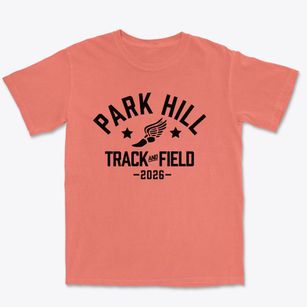 Park Hill Christian Academy Track and Field Premium Heavyweight T-shirt