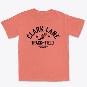 Clark Lane Middle School Track and Field Premium Heavyweight T-shirt