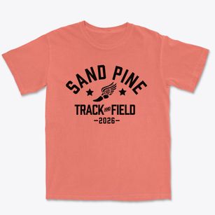 Sand Pine Elementary School Track and Field Premium Heavyweight T-shirt