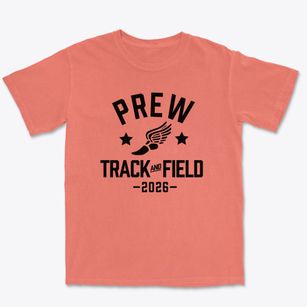 Prew Academy Track and Field Premium Heavyweight T-shirt