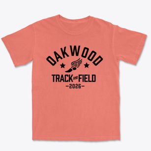 Oakwood High School Track and Field Premium Heavyweight T-shirt