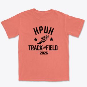 Hawaii Pacific University Hickam Track and Field Premium Heavyweight T-shirt