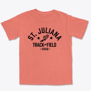 St Juliana Parish Track and Field Premium Heavyweight T-shirt