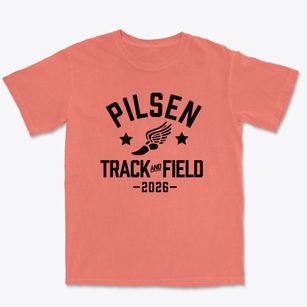 Pilsen Community Academy Track and Field Premium Heavyweight T-shirt