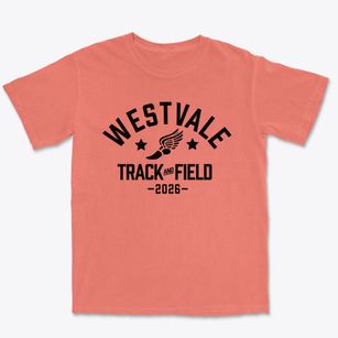 Westvale Elementary School Track and Field Premium Heavyweight T-shirt