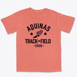 Aquinas High School Track and Field Premium Heavyweight T-shirt