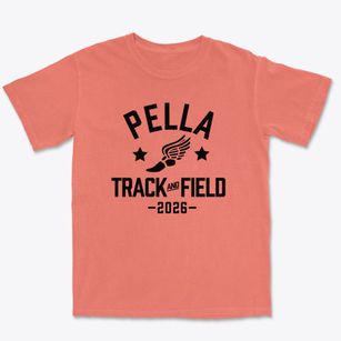 Pella High School Track and Field Premium Heavyweight T-shirt