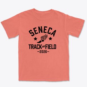 Seneca Elementary School Track and Field Premium Heavyweight T-shirt