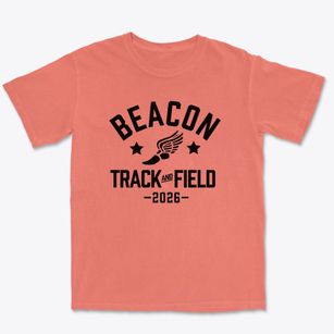 Beacon International Academy Track and Field Premium Heavyweight T-shirt