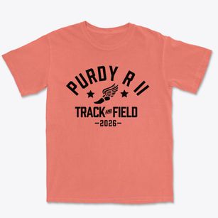 Purdy R Ii School Track and Field Premium Heavyweight T-shirt