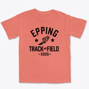 Epping Middle High School Track and Field Premium Heavyweight T-shirt
