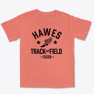 Hawes Elementary School Track and Field Premium Heavyweight T-shirt