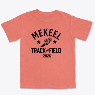 Mekeel Christian School Track and Field Premium Heavyweight T-shirt