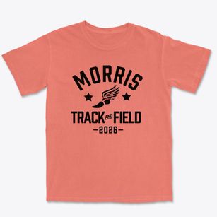 Morris Elementary School Track and Field Premium Heavyweight T-shirt