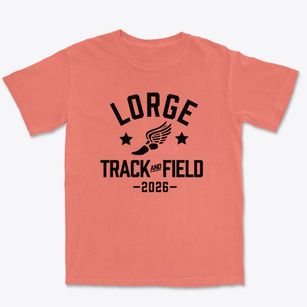 Lorge School Track and Field Premium Heavyweight T-shirt