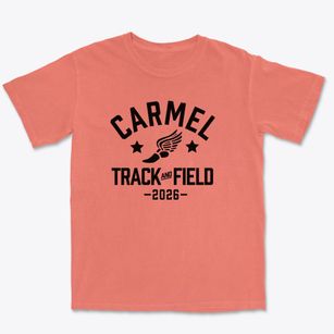 Carmel High School Track and Field Premium Heavyweight T-shirt
