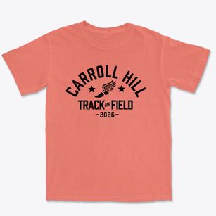 Carroll Hill Elementary School Track and Field Premium Heavyweight T-shirt