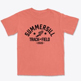 Summersill Elementary School Track and Field Premium Heavyweight T-shirt