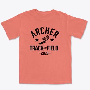 Archer Elementary School Track and Field Premium Heavyweight T-shirt