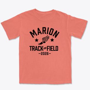 Marion Christian Academy Track and Field Premium Heavyweight T-shirt