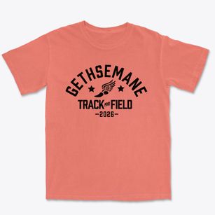 Gethsemane Baptist Christian School Track and Field Premium Heavyweight T-shirt