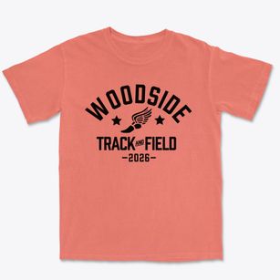 Woodside Elementary School Track and Field Premium Heavyweight T-shirt