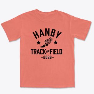 Hanby Elementary School Track and Field Premium Heavyweight T-shirt