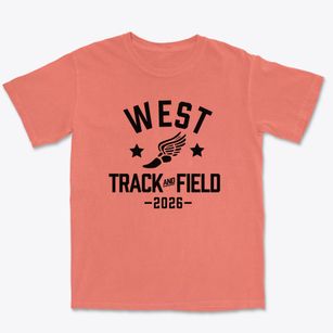West Elementary School Track and Field Premium Heavyweight T-shirt