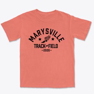 Marysville Charter Academy For The Arts Track and Field Premium Heavyweight T-shirt