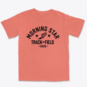 Morning Star Christian School Track and Field Premium Heavyweight T-shirt