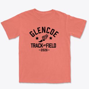 Glencoe High School Track and Field Premium Heavyweight T-shirt