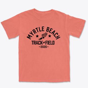 Myrtle Beach Primary School Track and Field Premium Heavyweight T-shirt