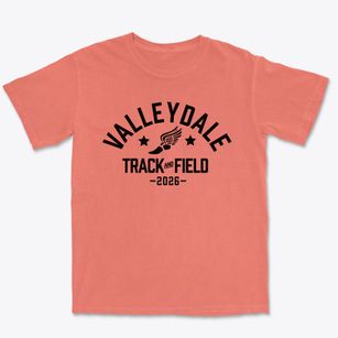 Valleydale Elementary School Track and Field Premium Heavyweight T-shirt