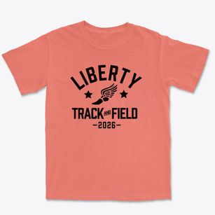 Liberty Junior High School Track and Field Premium Heavyweight T-shirt