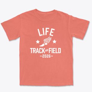 Life Christian School Track and Field Premium Heavyweight T-shirt