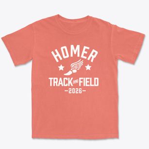 Homer Middle School Track and Field Premium Heavyweight T-shirt