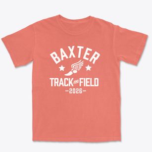 Baxter Elementary School Track and Field Premium Heavyweight T-shirt