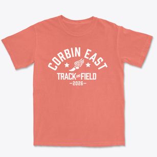 Corbin East High School Track and Field Premium Heavyweight T-shirt