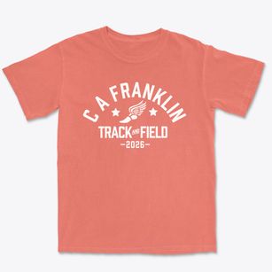 C A Franklin Applied Learning Magnet Track and Field Premium Heavyweight T-shirt