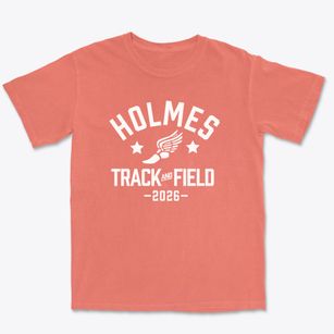 Holmes Junior High School Track and Field Premium Heavyweight T-shirt