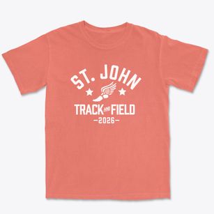 Saint John The Evangelist Catholic Churc Track and Field Premium Heavyweight T-shirt