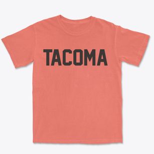 Tacoma Washington Classic Block Premium Heavyweight T-shirt