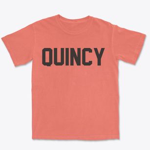 Quincy Wisconsin Classic Block Premium Heavyweight T-shirt