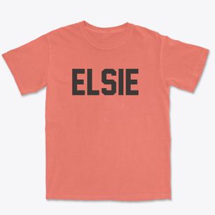 Elsie Nebraska Classic Block Premium Heavyweight T-shirt