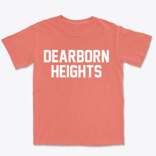 Dearborn Heights Michigan Classic Block Premium Heavyweight T-shirt