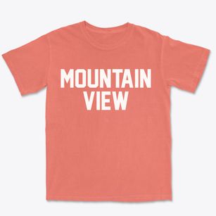 Mountain View Hawaii Classic Block Premium Heavyweight T-shirt