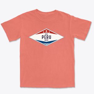 Peru Maine Diamond Star Premium Heavyweight T-shirt