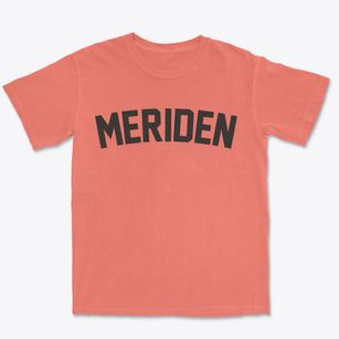 Meriden Connecticut Classic Curve Premium Heavyweight T-shirt