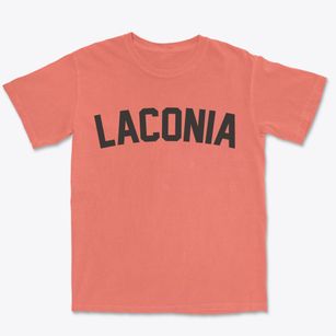 Laconia New Hampshire Classic Curve Premium Heavyweight T-shirt