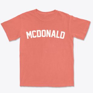 Mcdonald North Carolina Classic Curve Premium Heavyweight T-shirt
